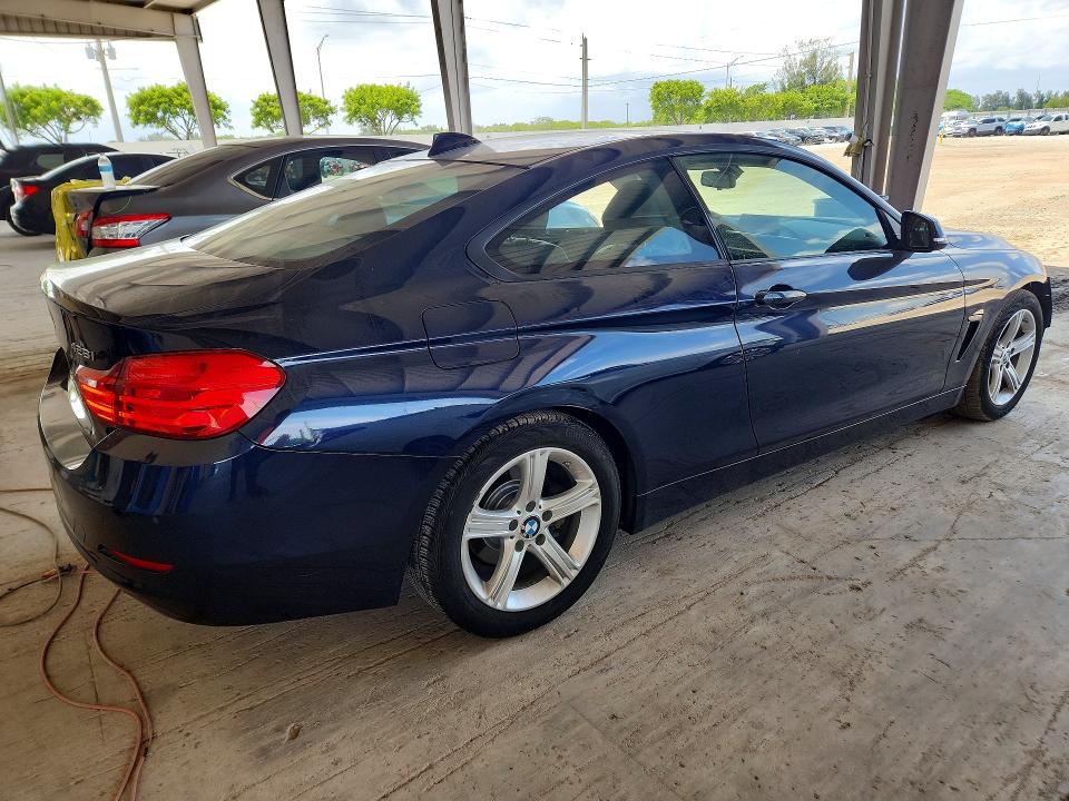 2014 BMW 4er VIN WBA3N7C54EK221530 COPART salvage auction — FRONT END, Fl - Cert Of Title Slvg Rebuildable, sold $2,350 on 2026-08-05 (photo 3)