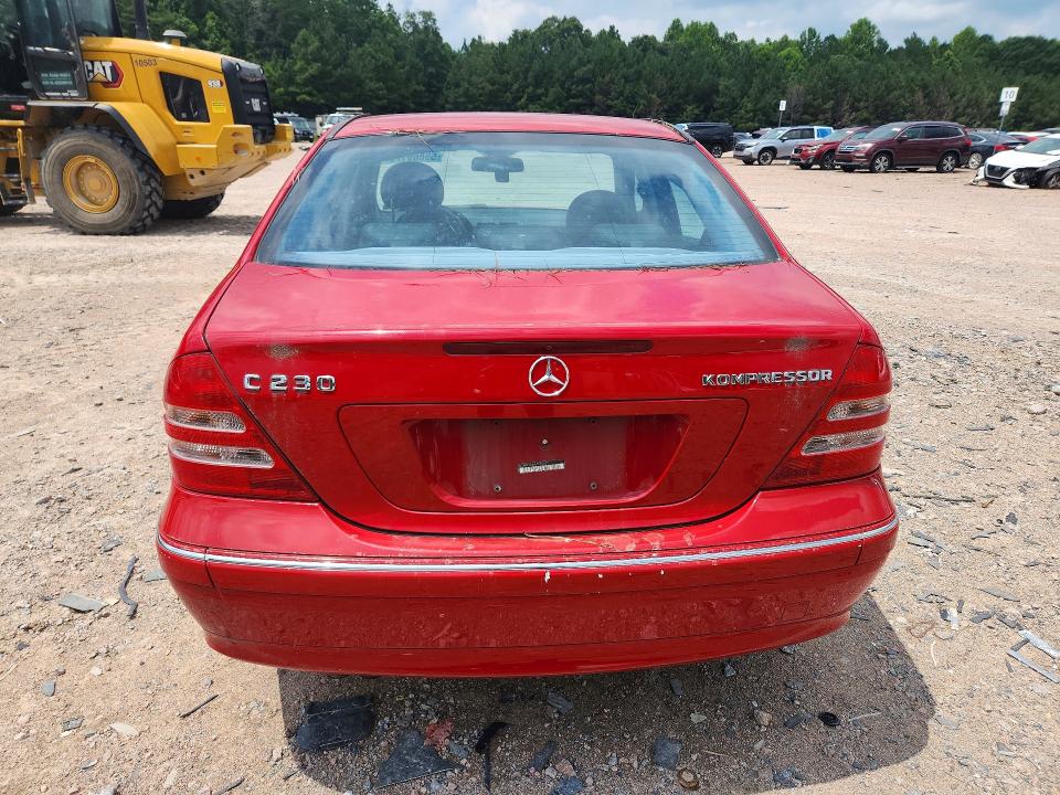 2004 Mercedes-benz C class VIN WDBRF40J64A565695 COPART salvage auction — BURN, Va - Cert Of Title - Salvage, sold $325 on 2026-07-20 (photo 6)