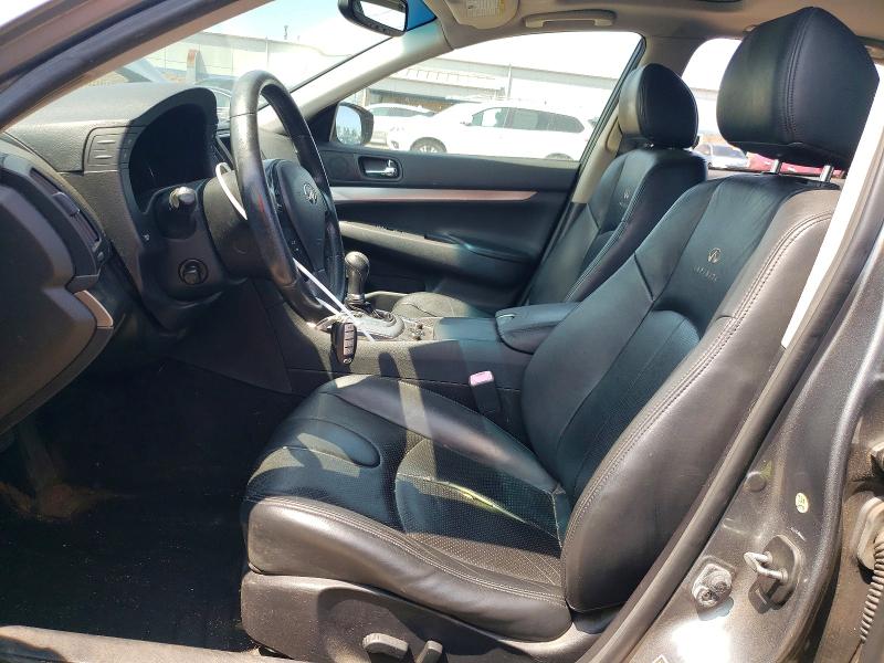 2010 Infiniti G VIN JN1CV6AR1AM453717 COPART salvage auction — MECHANICAL, Ct - Certificate Of Title, sold $625 on 2026-07-31 (photo 7)