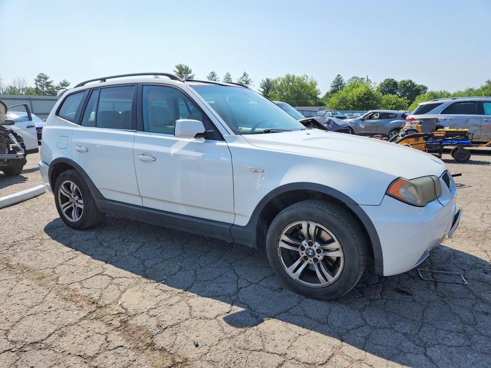 2006 BMW X3 VIN WBXPA93416WG90769 COPART salvage auction — REAR END, Pa - Certificate Of Salvage, sold $425 on 2026-07-10 (photo 4)