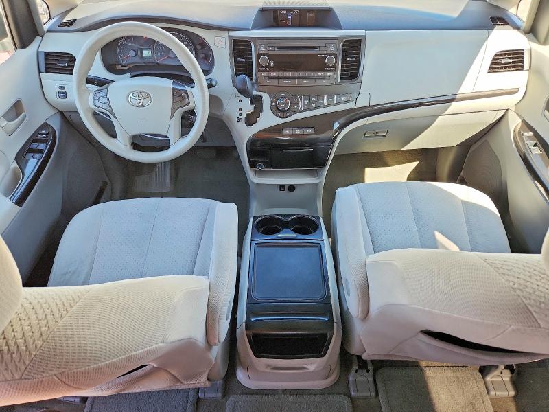 2013 Toyota Sienna VIN 5TDJK3DC3DS050866 COPART salvage auction — REAR END, CA - SALVAGE CERTIFICATE, sold $1,550 on 2026-07-27 (photo 8)