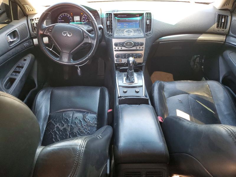 2012 Infiniti VIN JN1CV6APXCM934826 COPART salvage auction — FRONT END, Ca - Salvage Certificate, sold $1,600 on 2026-08-17 (photo 8)