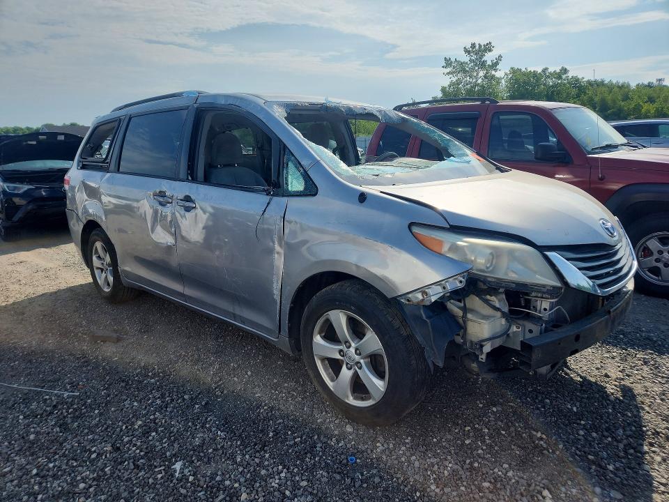 2014 Toyota Sienna VIN 5TDKK3DC4ES406649 COPART salvage auction — ALL OVER, MA - CERT OF TITLE-RECONSTRCTD COLL, sold $125 on 2026-07-22 (photo 4)