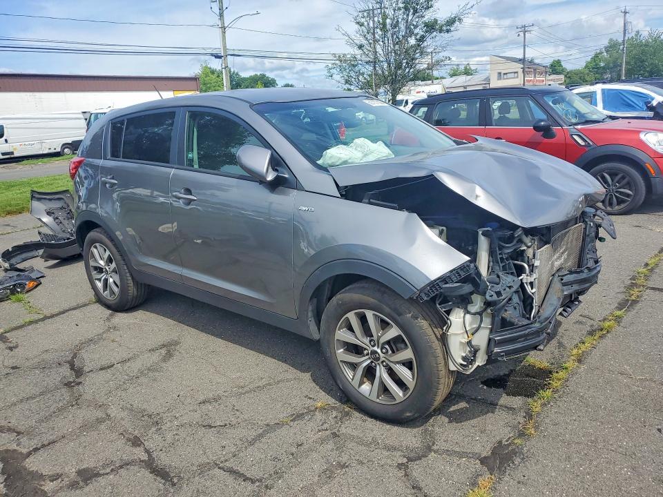 2016 Kia Sportage VIN KNDPBCAC7G7872888 COPART salvage auction — FRONT END, Ct - Cert Of Title-Salvage, sold $1,150 on 2026-07-17 (photo 4)