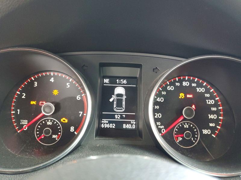 2011 Volkswagen Gti VIN WVWGV7AJ9BW050136 COPART salvage auction — REAR END, FL - CERT OF TITLE SLVG REBUILDABLE, sold $2,100 on 2026-07-22 (photo 9)