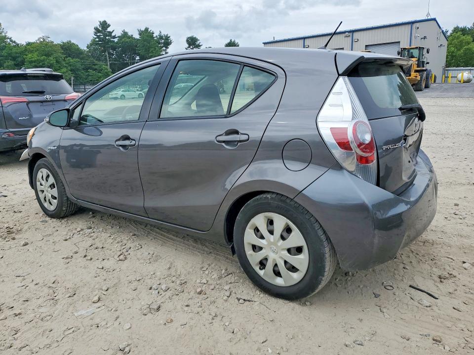 2014 Toyota Prius VIN JTDKDTB38E1071275 COPART salvage auction — FRONT END, Ma - Cert Of Title-Reconstrctd Coll, sold $775 on 2026-07-30 (photo 2)