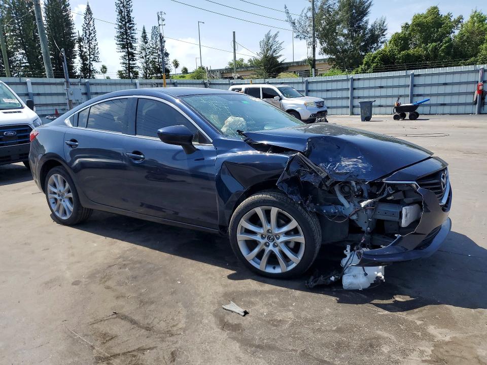 2016 Mazda 6 VIN JM1GJ1V51G1450492 COPART salvage auction — FRONT END, Fl - Cert Of Title Slvg Rebuildable, sold $650 on 2026-07-29 (photo 4)