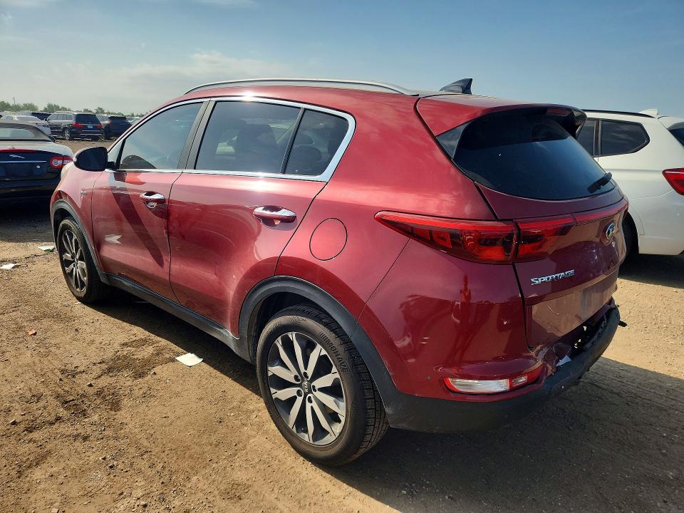 2017 Kia Sportage VIN KNDPNCAC8H7167722 COPART salvage auction — FRONT END, Il - Salvage Certificate, sold $375 on 2026-07-30 (photo 2)
