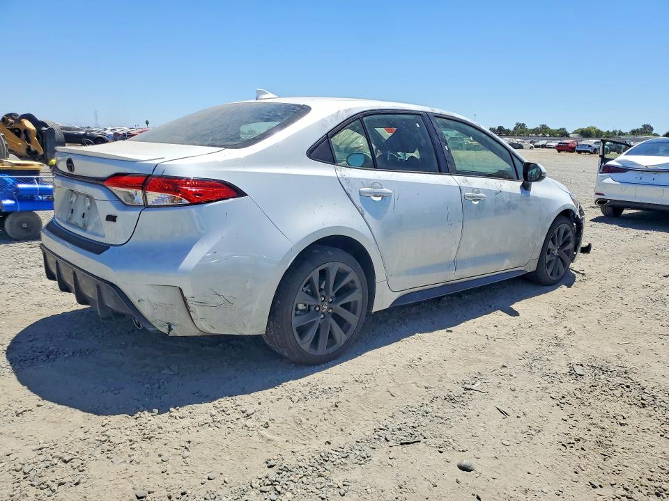 2026 Toyota Corolla VIN JTDS4MCE6T3526146 COPART salvage auction — VANDALISM, CA - SALVAGE CERTIFICATE, sold $8,700 on 2026-08-25 (photo 3)