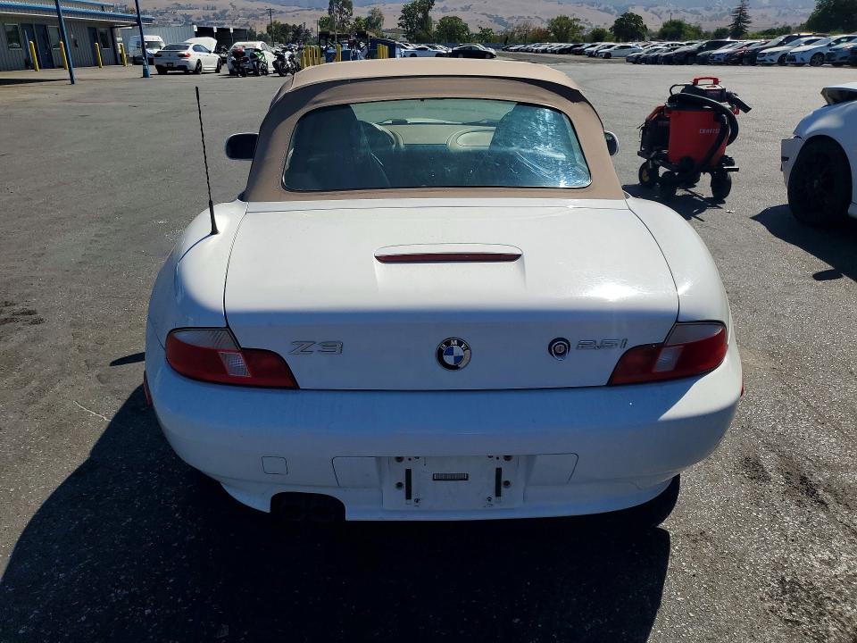 2001 BMW Z3 VIN WBACN33471LM01122 COPART salvage auction — FRONT END, CA - SALVAGE CERTIFICATE, sold $500 on 2026-08-04 (photo 6)