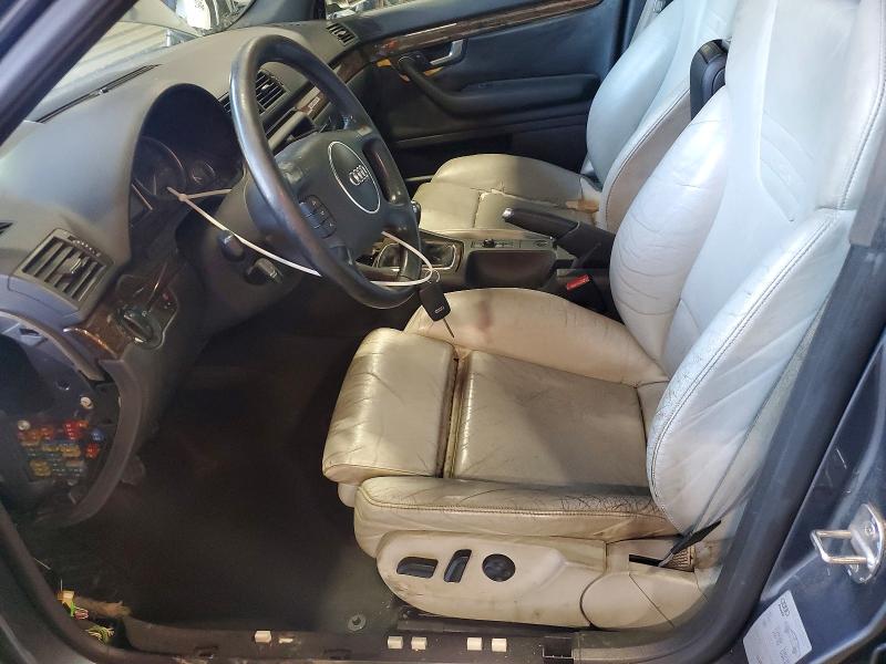 2005 Audi S4 VIN WAUPL68E75A074734 COPART salvage auction — FRONT END, NY - CERTIFICATE OF TITLE, sold $450 on 2026-07-13 (photo 7)