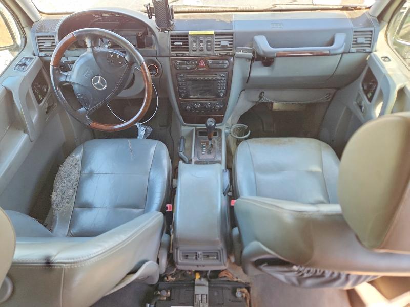 2003 Mercedes-benz G-klasse VIN WDCYR49E53X141408 COPART salvage auction — REAR END, CA - SALVAGE CERTIFICATE, sold $10,800 on 2026-08-20 (photo 8)