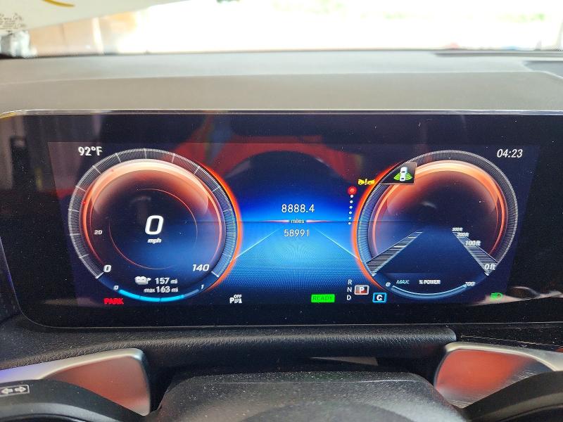 2023 Mercedes-benz Eqb VIN W1N9M0CB1PN040196 COPART salvage auction — FRONT END, Fl - Certificate Of Destruction, sold $10,900 on 2026-08-19 (photo 9)