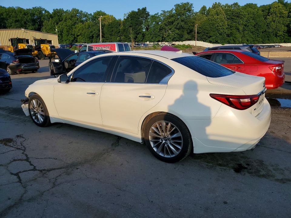 2018 Infiniti Q50 VIN JN1EV7AR0JM432064 COPART salvage auction — FRONT END, Ny - Mv-907A Salvage Certificate, sold $425 on 2026-07-28 (photo 2)