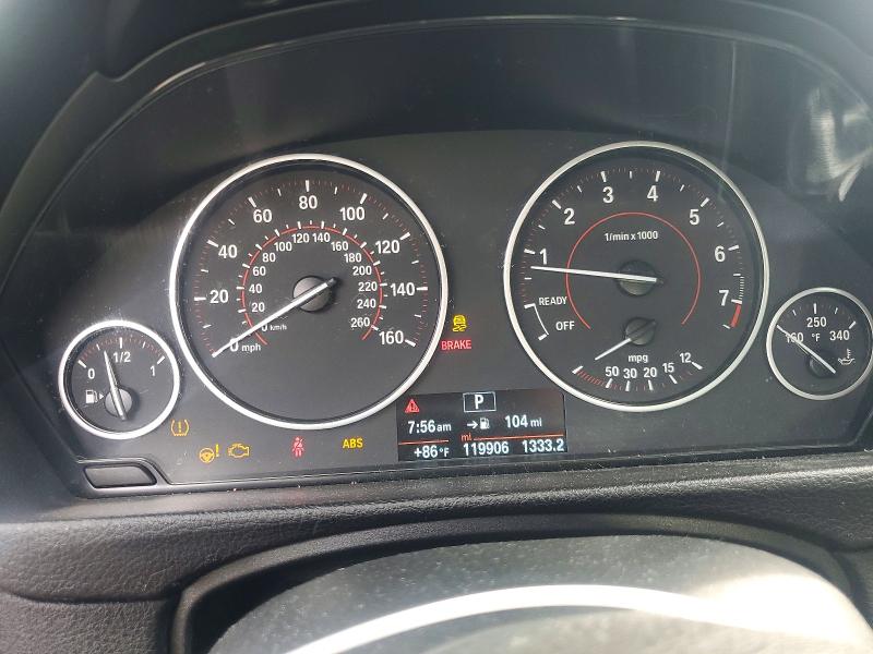 2016 BMW 3er VIN WBA8E9G54GNT88452 COPART salvage auction — FRONT END, Ny - Mv-907A Salvage Certificate, sold $525 on 2026-07-16 (photo 9)