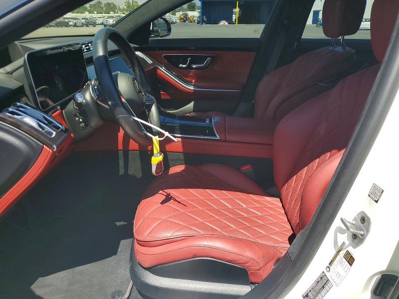 2023 Mercedes-benz S-klasse VIN W1K6G7GB0PA200649 COPART salvage auction — WATER/FLOOD, Ny - Mv-907A Salvage Certificate, sold $64,500 on 2026-08-26 (photo 7)