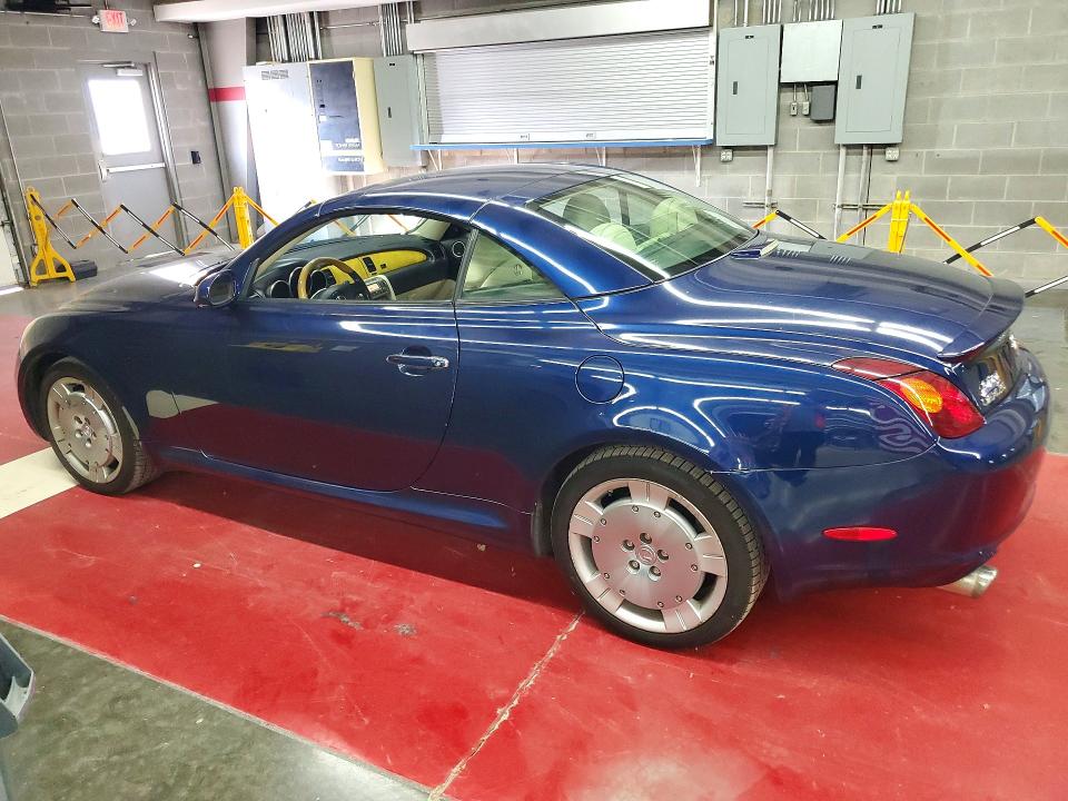 2002 Lexus Sc 430 VIN JTHFN48YX20034560 COPART salvage auction — MINOR DENT/SCRATCHES, WV - CERTIFICATE OF TITLE, sold $300 on 2026-07-27 (photo 2)