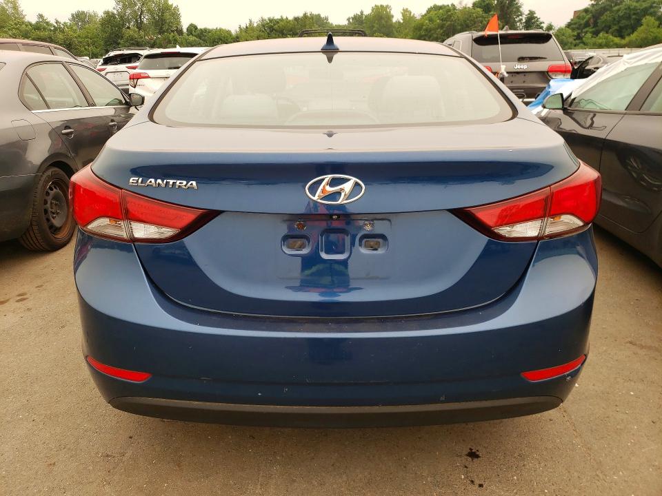 2014 Hyundai Elantra VIN KMHDH4AE6EU179460 COPART salvage auction — REAR END, Ct - Certificate Of Title, sold $1,250 on 2026-07-24 (photo 6)