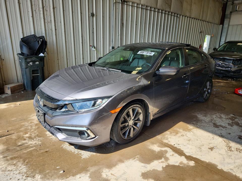 2019 Honda Civic VIN JHMFC1F36KX005432 COPART salvage auction — REAR END, Wi - Certificate Of Title, sold $5,700 on 2026-07-27 (photo 1)