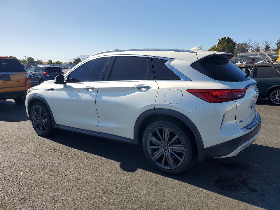 2020 Infiniti Qx50 VIN 3PCAJ5M38LF108956 COPART salvage auction — FRONT END, Ca - Salvage Certificate, sold $70 on 2026-07-29 (photo 2)