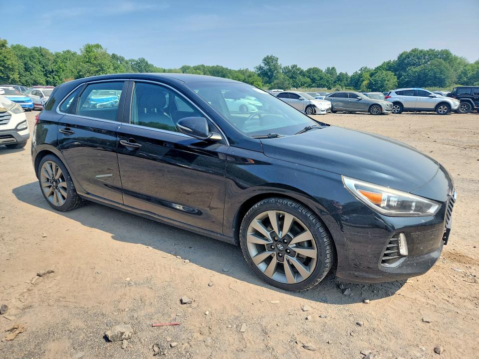 2018 Hyundai Elantra VIN KMHH55LC1JU076730 COPART salvage auction — WATER/FLOOD, PA - CERT OF SALVAGE-W=FLOOD VEH, sold $325 on 2026-07-27 (photo 4)