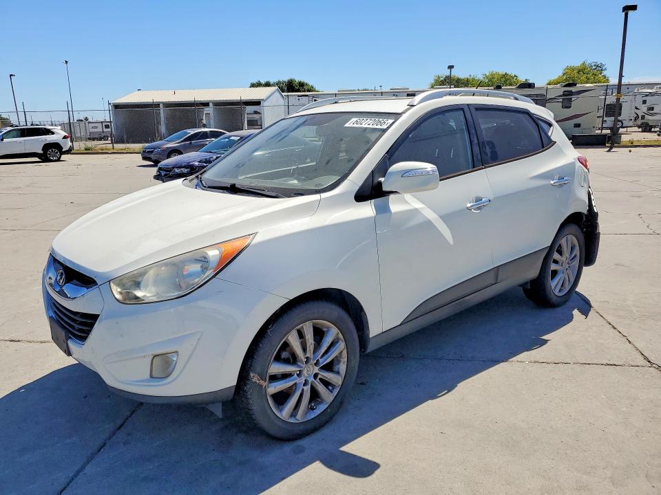2010 Hyundai Tucson VIN KM8JU3AC5AU085796 COPART salvage auction — REAR END, Ca - Dis/Dlr/Exp Only Clean Title, sold $550 on 2026-07-27 (photo 1)