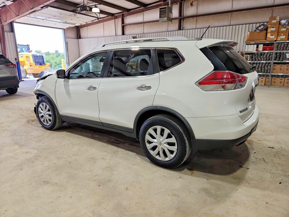 2016 Nissan Rogue VIN JN8AT2MT5GW012992 COPART salvage auction — FRONT END, PA - CERTIFICATE OF SALVAGE, sold $1,050 on 2026-07-31 (photo 2)