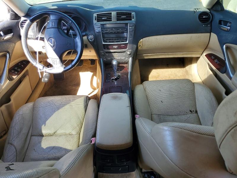 2007 Lexus Is 250 VIN JTHBK262272030993 COPART salvage auction — MECHANICAL, CA - DIS/DLR/EXP ONLY CLEAN TITLE, sold $175 on 2026-07-24 (photo 8)