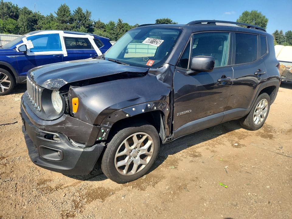 2017 Jeep Renegade VIN ZACCJBBB3HPG50788 COPART salvage auction — FRONT END, Il - Certificate Of Title, sold $475 on 2026-08-04 (photo 1)