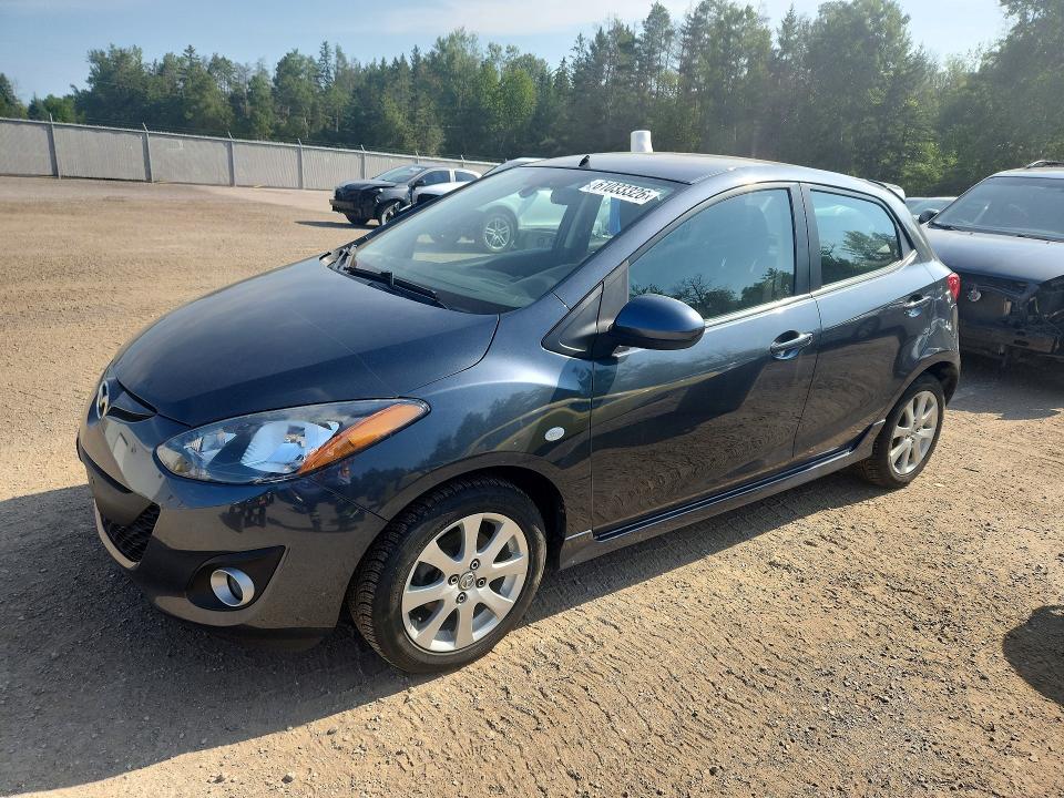 2011 Mazda 2 VIN JM1DE1HY3B0110725 COPART salvage auction — REAR END, On - Permit Salvage, sold $675 on 2026-07-30 (photo 1)