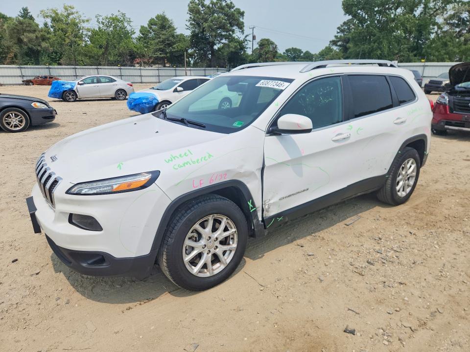 2018 Jeep Cherokee VIN 1C4PJMLX7JD506205 COPART salvage auction — FRONT END, VA - CERT OF TITLE - SALVAGE, sold $1,600 on 2026-07-22 (photo 1)