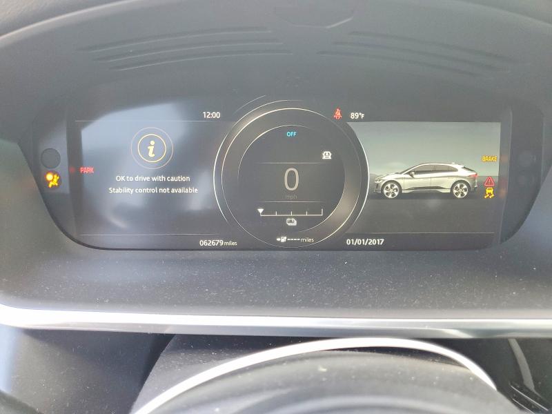 2019 Jaguar I-pace VIN SADHD2S17K1F69666 COPART salvage auction — STRIPPED, Ca - Non-Revivable Acquisition, sold $4,250 on 2026-07-27 (photo 9)