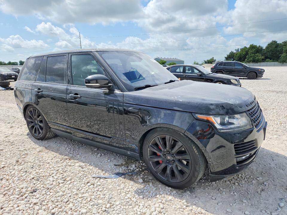 2017 Land rover RANGE ROVER VIN SALGS2FE6HA362940 COPART salvage auction — WATER/FLOOD, Tx - Salvage Title-Flood Damage, sold $1,100 on 2026-07-23 (photo 4)