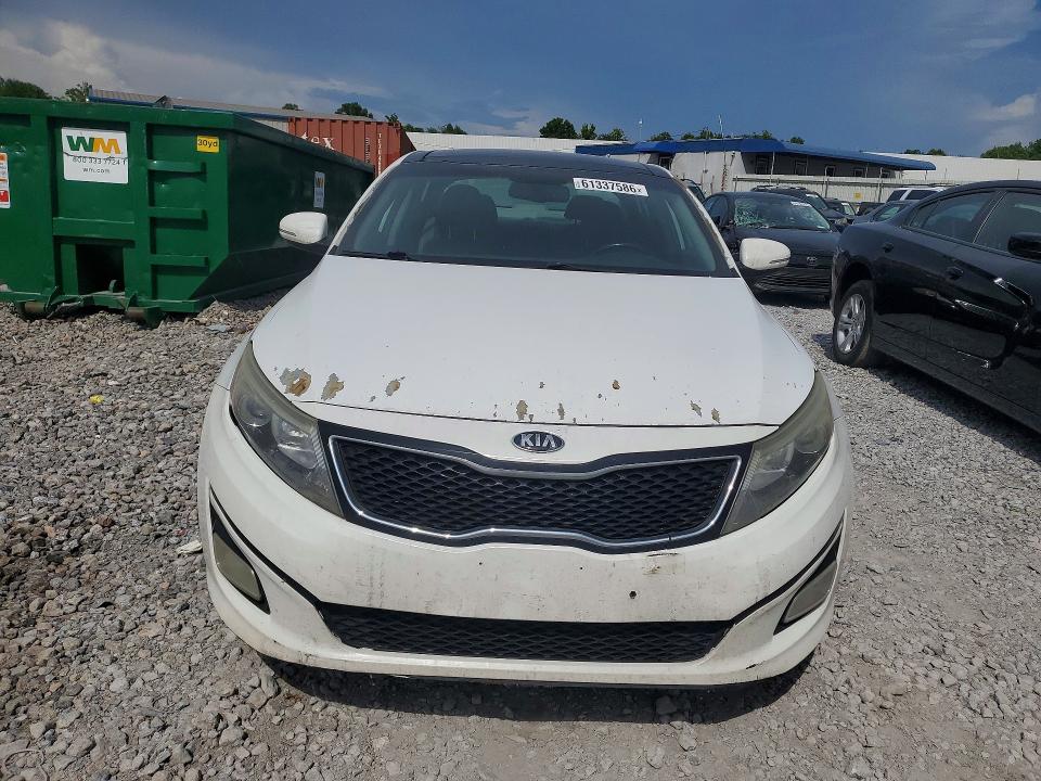 2015 Kia Optima VIN 5XXGN4A70FG392486 COPART salvage auction — UNDERCARRIAGE, Al - Certificate Of Title, sold $250 on 2026-07-28 (photo 5)