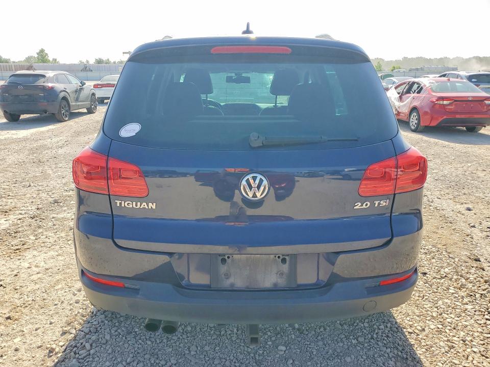 2012 Volkswagen Tiguan VIN WVGAV7AX2CW547908 COPART salvage auction — REAR END, Ks - Cert Of Title-Salvage, sold $175 on 2026-08-11 (photo 6)
