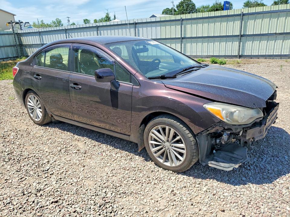 2013 Subaru Impreza VIN JF1GJAK68DH020772 COPART salvage auction — FRONT END, Ny - Mv-907A Salvage Certificate, sold $500 on 2026-07-22 (photo 4)
