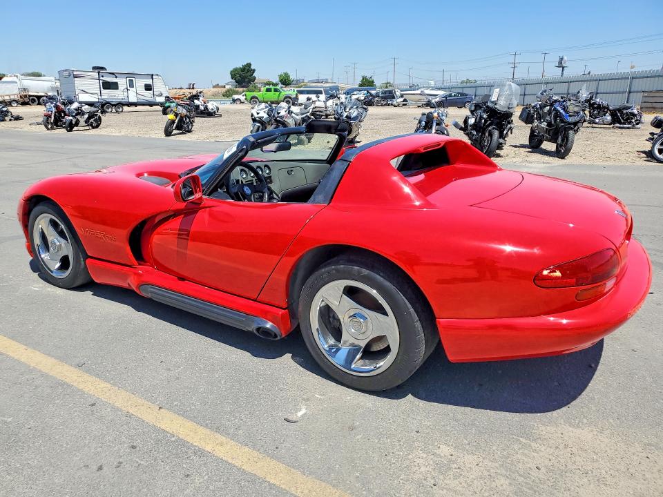 1994 Dodge Viper VIN 1B3BR65E2RV100205 COPART salvage auction — MINOR DENT/SCRATCHES, ID - SALVAGE CERTIFICATE OF TITLE, sold $16,600 on 2026-07-12 (photo 2)
