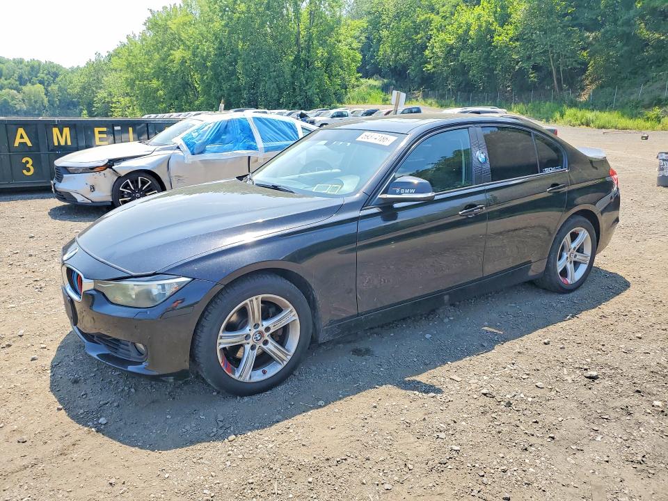 2015 BMW 3er VIN WBA3B5C54FF960016 COPART salvage auction — REAR END, Ny - Mv-907A Salvage Certificate, sold $1,750 on 2026-08-03 (photo 1)