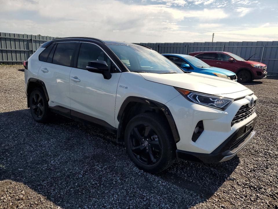 2019 Toyota Rav4 hybrid VIN 2T3RWRFV4KW034258 COPART salvage auction — SIDE, On - Permit No Brand - Unfit, sold $10,900 on 2026-07-30 (photo 4)