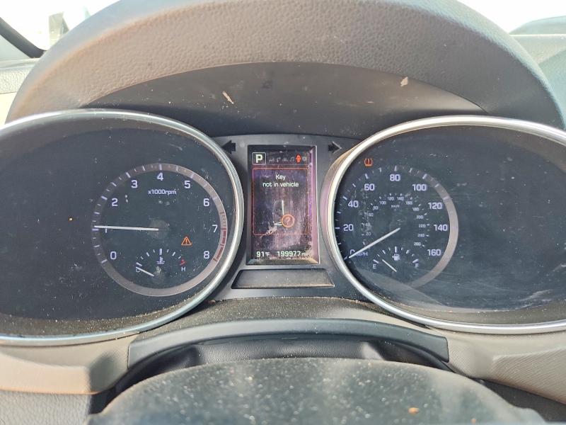 2018 Hyundai Santa fe VIN 5XYZW4LA3JG556493 COPART salvage auction — MECHANICAL, FL - CERTIFICATE OF TITLE (P), sold $3,050 on 2026-07-28 (photo 9)