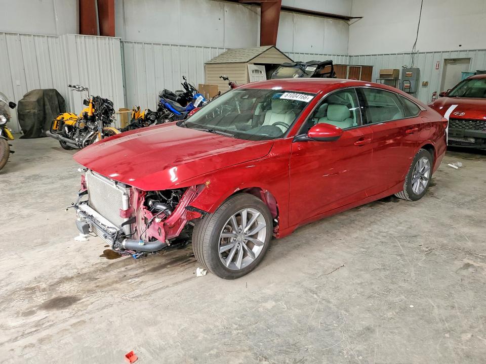 2021 Honda Accord VIN 1HGCV1F14MA038711 COPART salvage auction — FRONT END, Ny - Mv-907A Salvage Certificate, sold $1,450 on 2026-07-20 (photo 1)