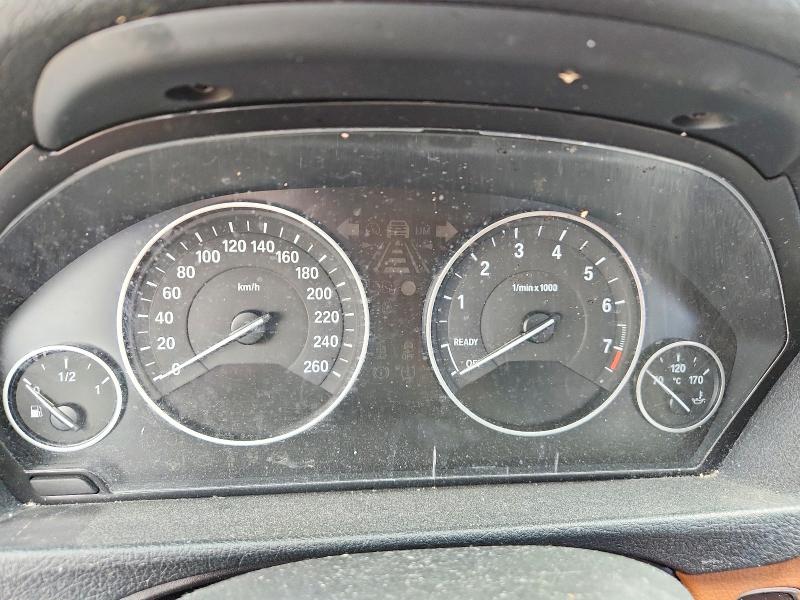 2013 BMW 3 series VIN WBA3B3C59DJ976050 COPART salvage auction — FRONT END, ON - PERMIT SALVAGE, sold $200 on 2026-08-18 (photo 9)