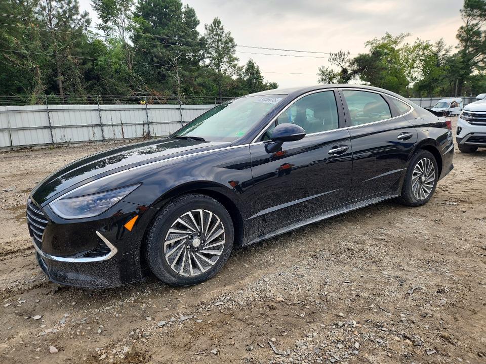 2021 Hyundai Sonata VIN KMHL54JJ8MA034020 COPART salvage auction — REAR END, VA - CERT OF TITLE - SALVAGE, sold $5,500 on 2026-07-28 (photo 1)