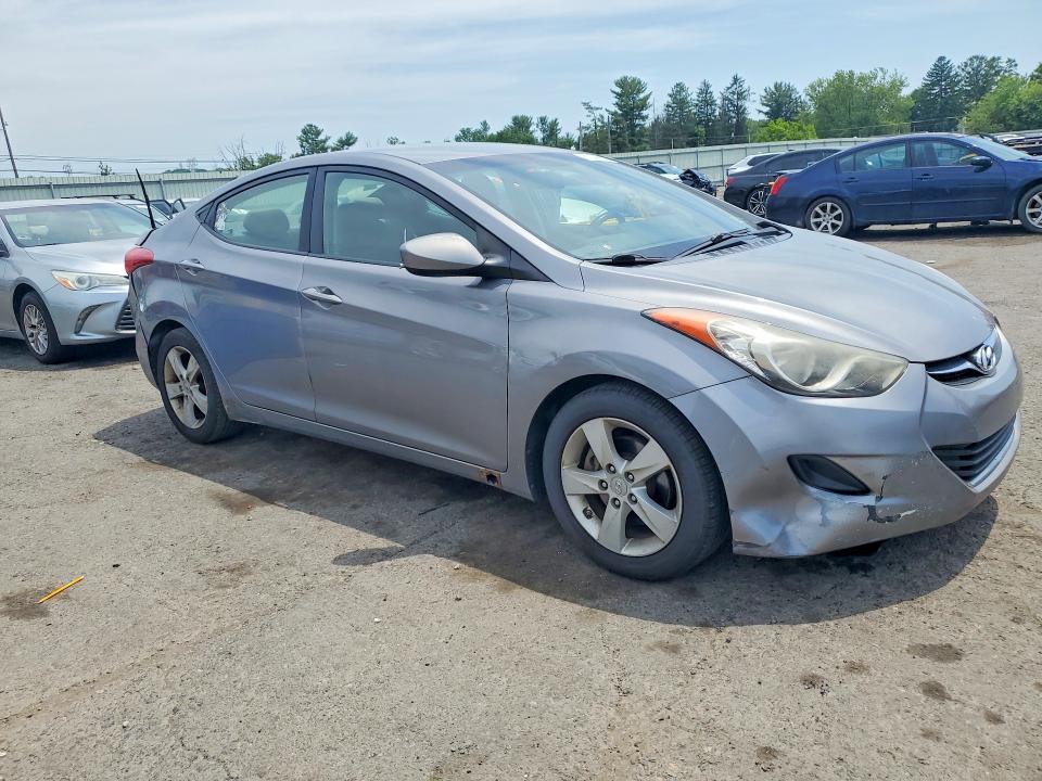 2011 Hyundai Elantra VIN KMHDH4AEXBU080426 COPART salvage auction — REAR END, PA - CERT OF SALV-R=RECONSTRUCTED, sold $250 on 2026-07-21 (photo 4)