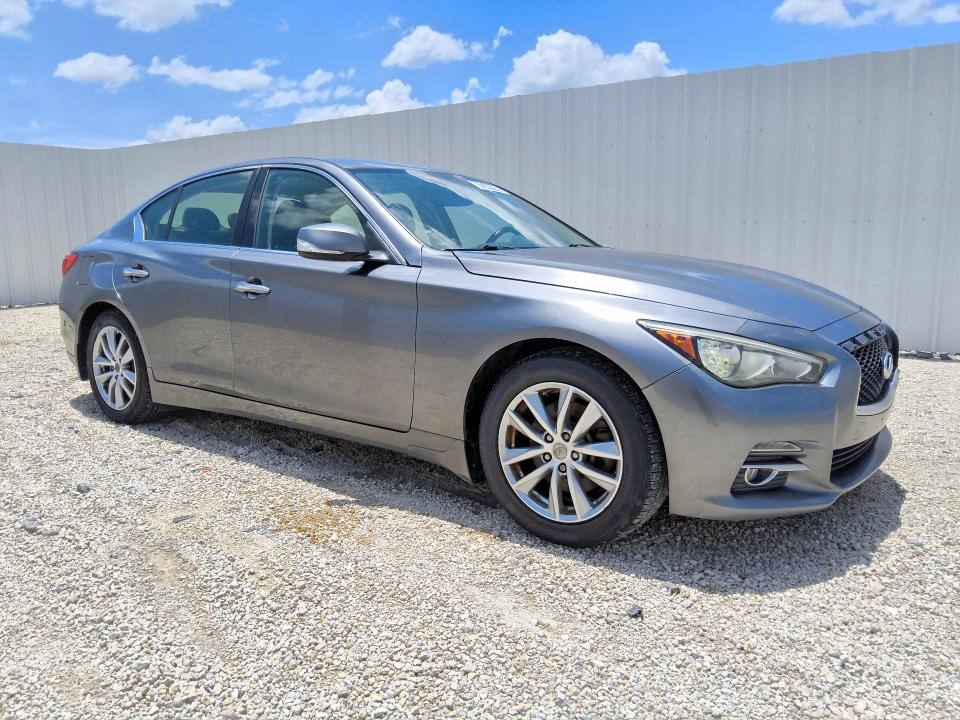 2017 Infiniti Q50 VIN JN1EV7AR4HM841176 COPART salvage auction — MECHANICAL, Fl - Certificate Of Title (P), sold $40 on 2026-07-30 (photo 4)