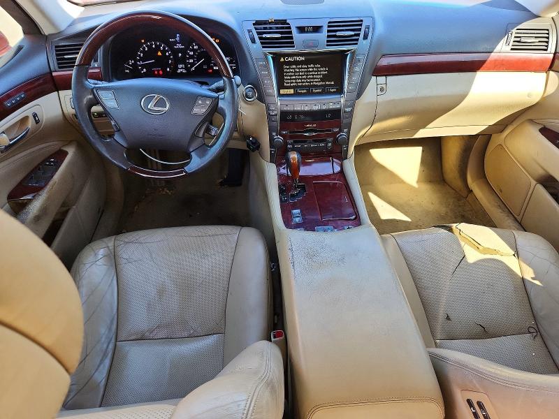 2007 Lexus Ls 460 VIN JTHBL46F875040275 COPART salvage auction — FRONT END, NM - CERTIFICATE OF TITLE (P), sold $250 on 2026-07-21 (photo 8)