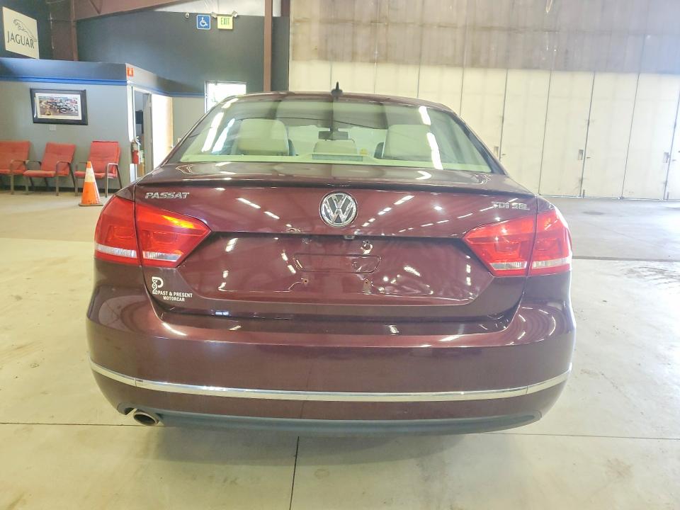 2013 Volkswagen Passat VIN 1VWCN7A36DC149353 COPART salvage auction — MINOR DENT/SCRATCHES, VT - CERTIFICATE OF TITLE (P), sold $3,000 on 2026-07-27 (photo 6)