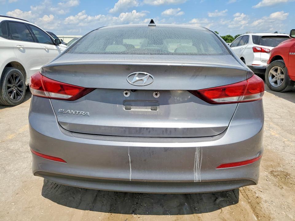2018 Hyundai Elantra VIN 5NPD84LF4JH321819 COPART salvage auction — HAIL, Ks - Cert Of Title-Rebuilt Salvage, sold $1,350 on 2026-07-22 (photo 6)