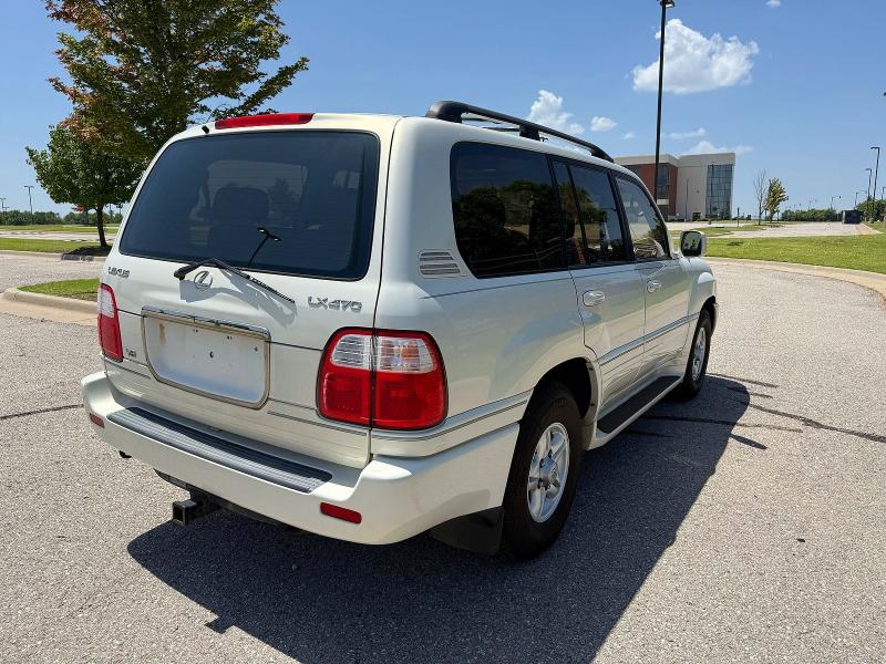 1998 Lexus Lx 470 VIN JT6HT00W9W0023792 COPART salvage auction — MINOR DENT/SCRATCHES, Ok - Cert Of Title-Salvage (P), sold $2,450 on 2026-07-30 (photo 4)