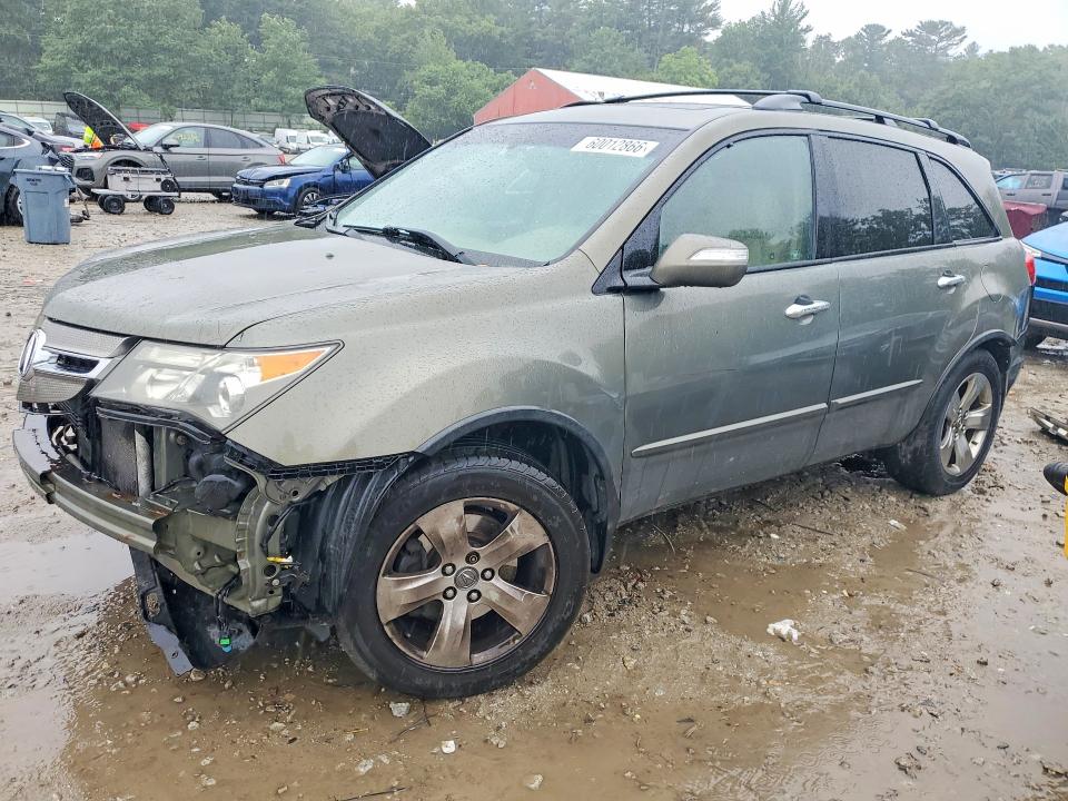 2007 Acura Mdx VIN 2HNYD28837H527737 COPART salvage auction — FRONT END, Ma - Cert Of Title-Reconstrctd Coll, sold $325 on 2026-07-23 (photo 1)